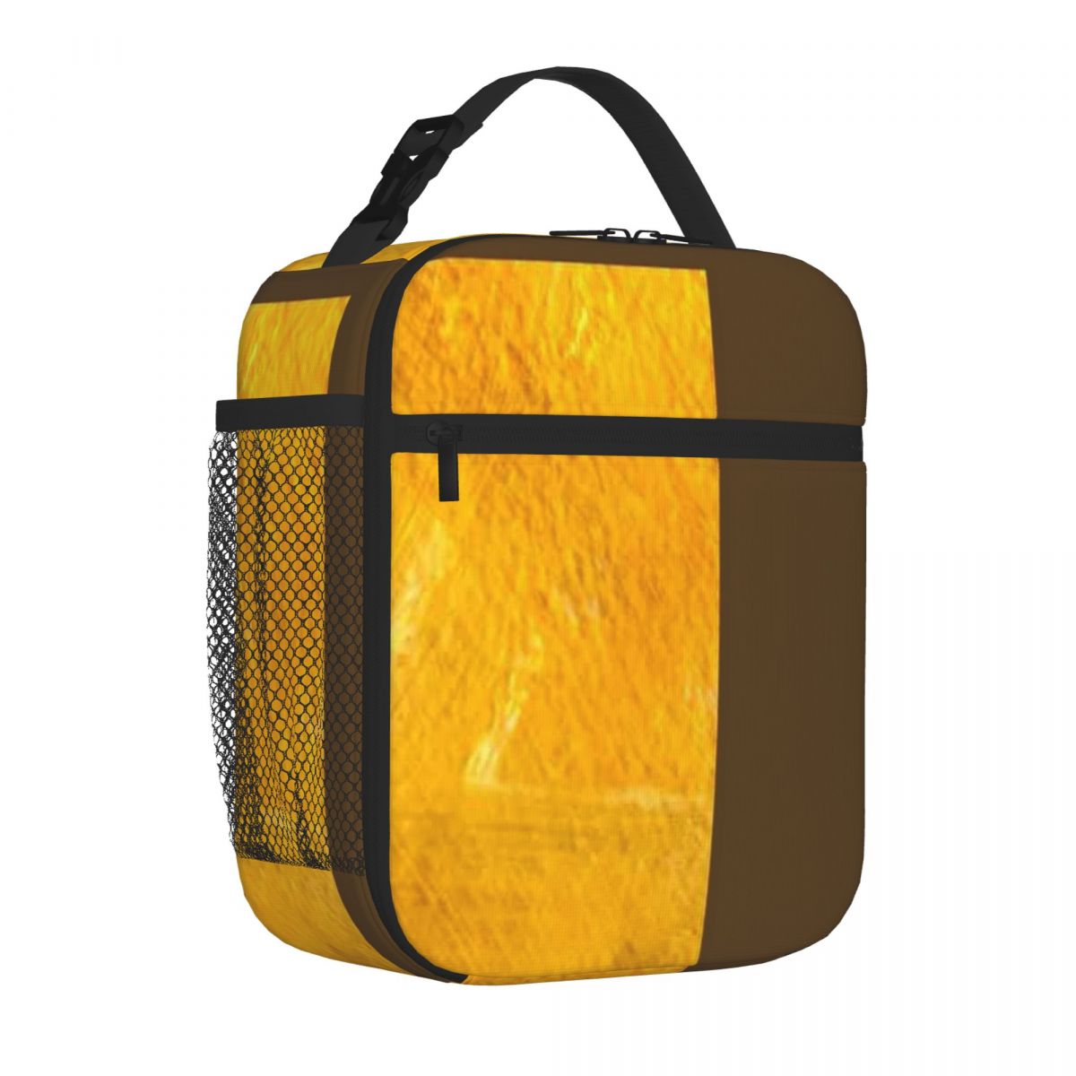 Meal Prep Yellow - 베스트셀러 노란색 추상무늬 1개 대용량 조절