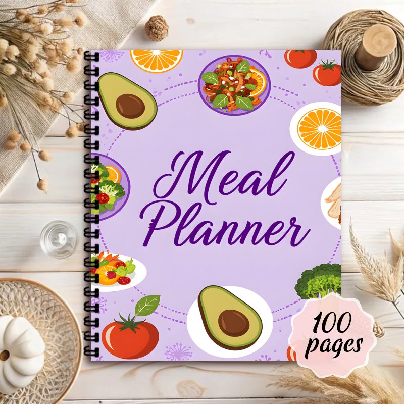 Meal Prep Diet - 식사 플래너, 식사 준비 플래너, 주간