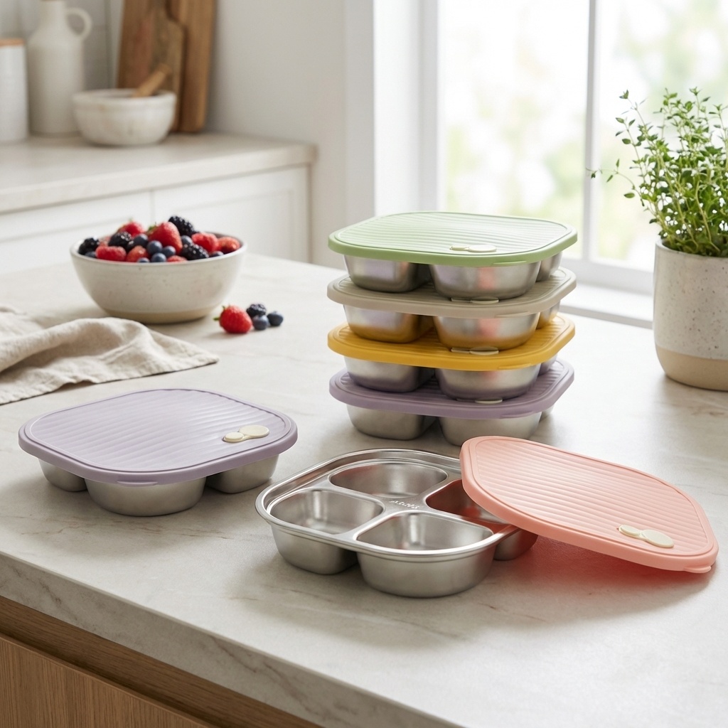Meal Prep Diet - 전자레인지 사용 가능 304 스테인리스 도시락