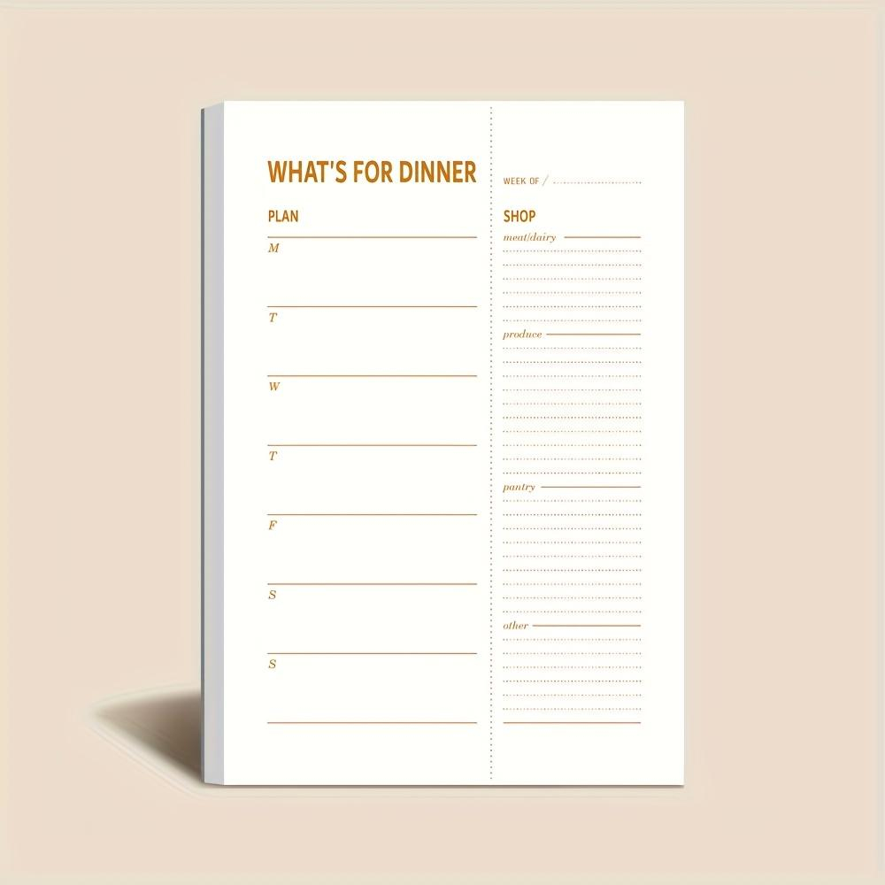 Meal Prep Diet - 1개입 일일 식단 계획 노트, 책당