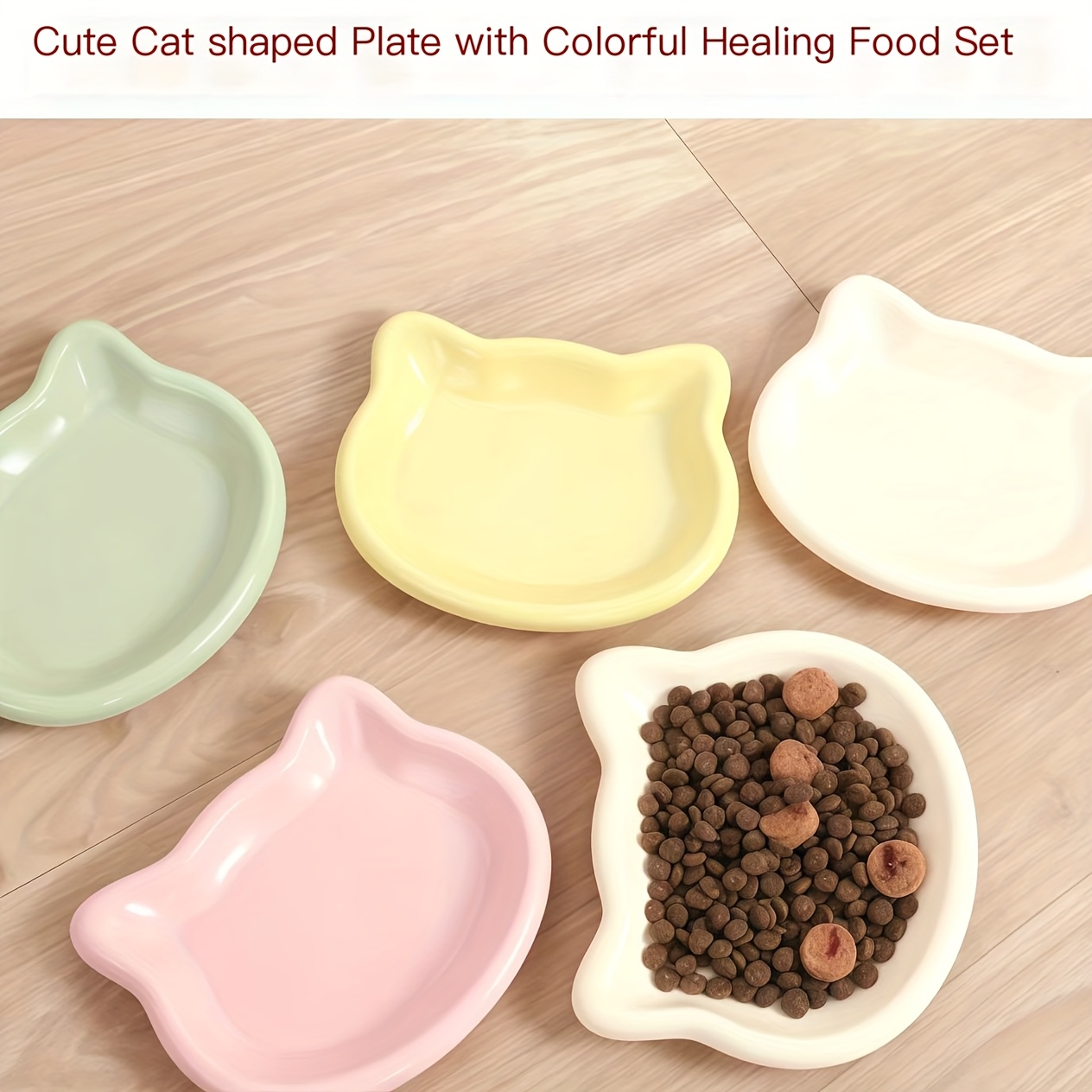 4색 애완동물 그릇 고양이 사료 접시 캔 간식 냉동 식 - Meal Preparation 리뷰 및 가격