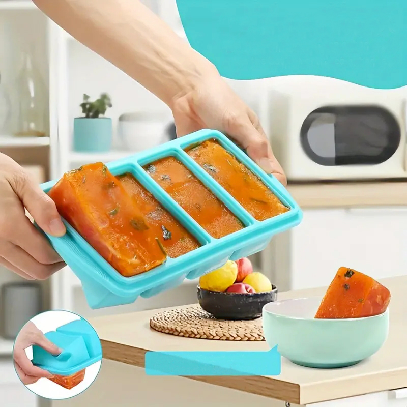 뚜껑이 있는 실리콘 냉동 트레이, 수프, 육수, 스무디 - Meal Prep Smoothies 리뷰 및 가격