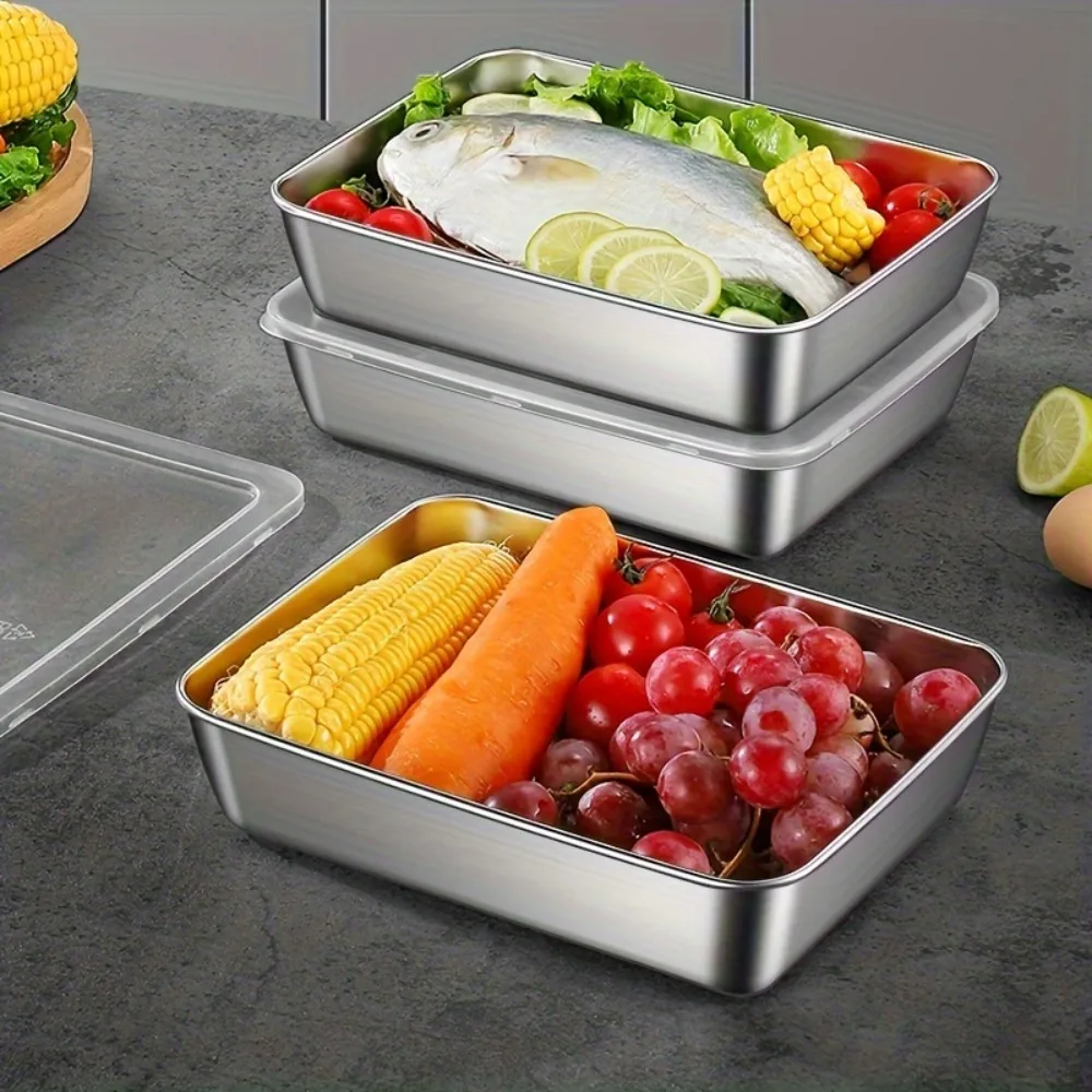 5종 스테인리스 스틸 식품 보관 용기, 냉장고 냉동고용 - Meal Prep Glass 리뷰 및 가격