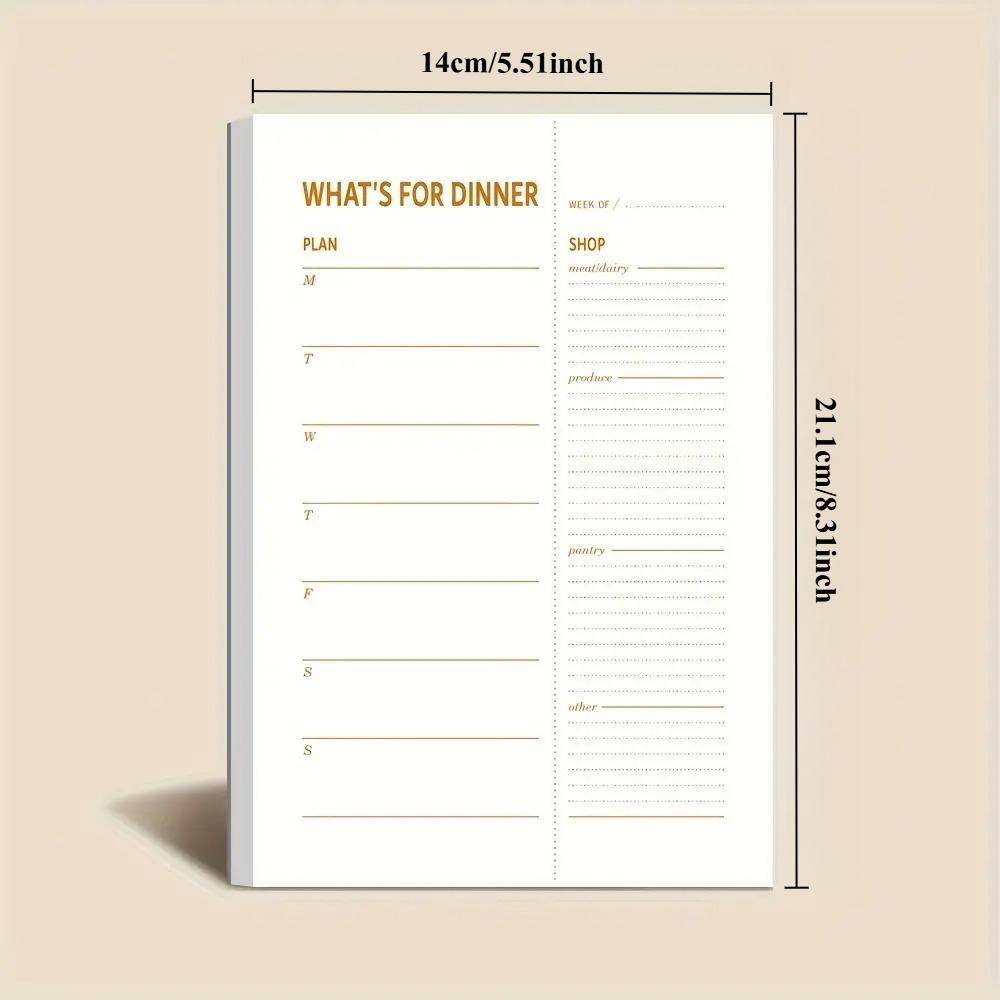 1개입 일일 식단 계획 노트, 책당 50매, 떼어내는  - Meal Prep Diet 리뷰 및 가격